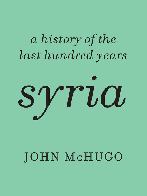 Title details for Syria by John McHugo - Available